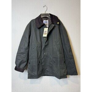 John Partridge Landowner Waxed Walking Jacket Waxed Cotton England Sage Green M
